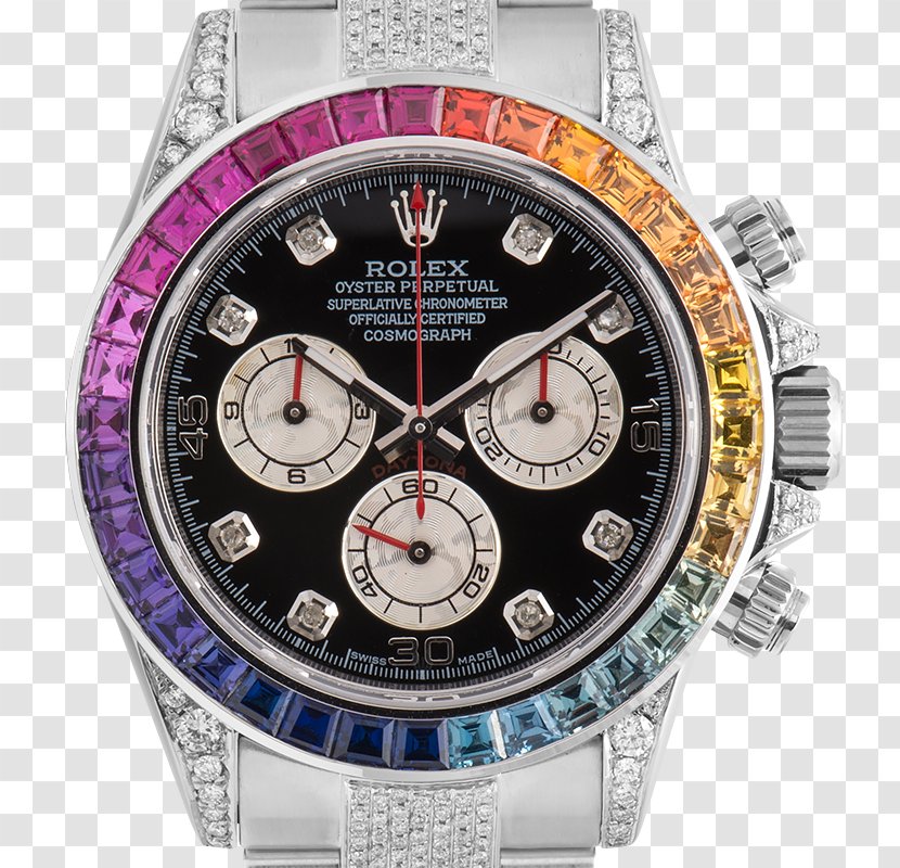 Rolex Daytona Oyster Perpetual Cosmograph Watch 24 Hours Of - Colored Gold Transparent PNG