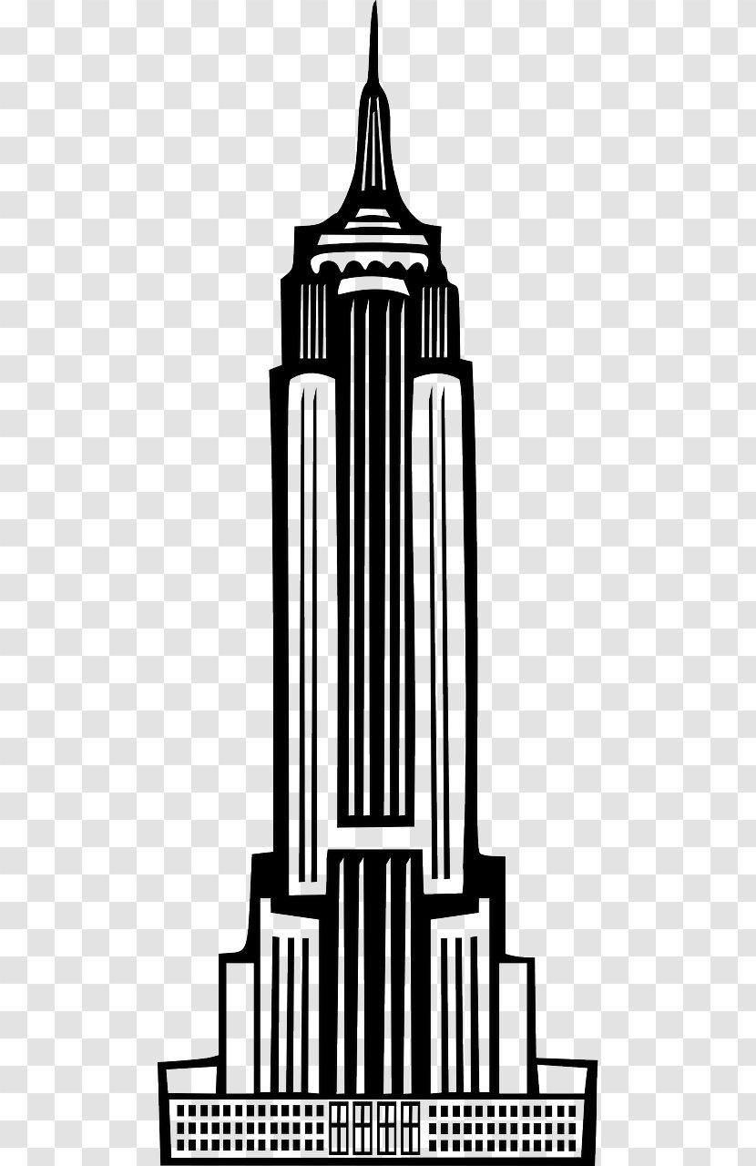 Empire State Building Rockefeller Center Clip Art - Steeple - Architect Transparent PNG