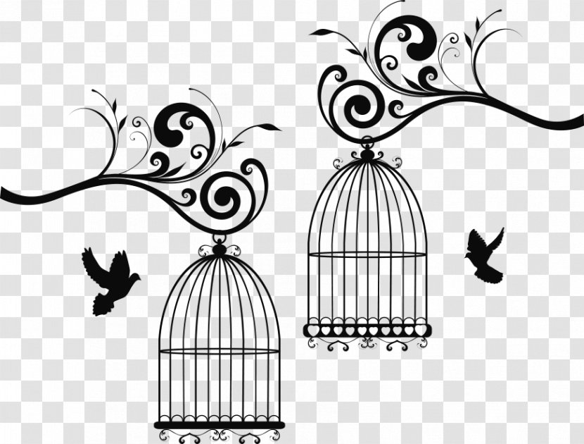 Birdcage Vector Graphics Clip Art - Drawing - Bird Transparent PNG