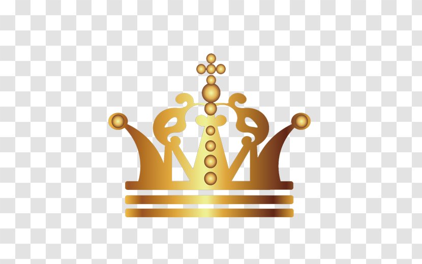 Logo Crown - Golden Vector Transparent PNG