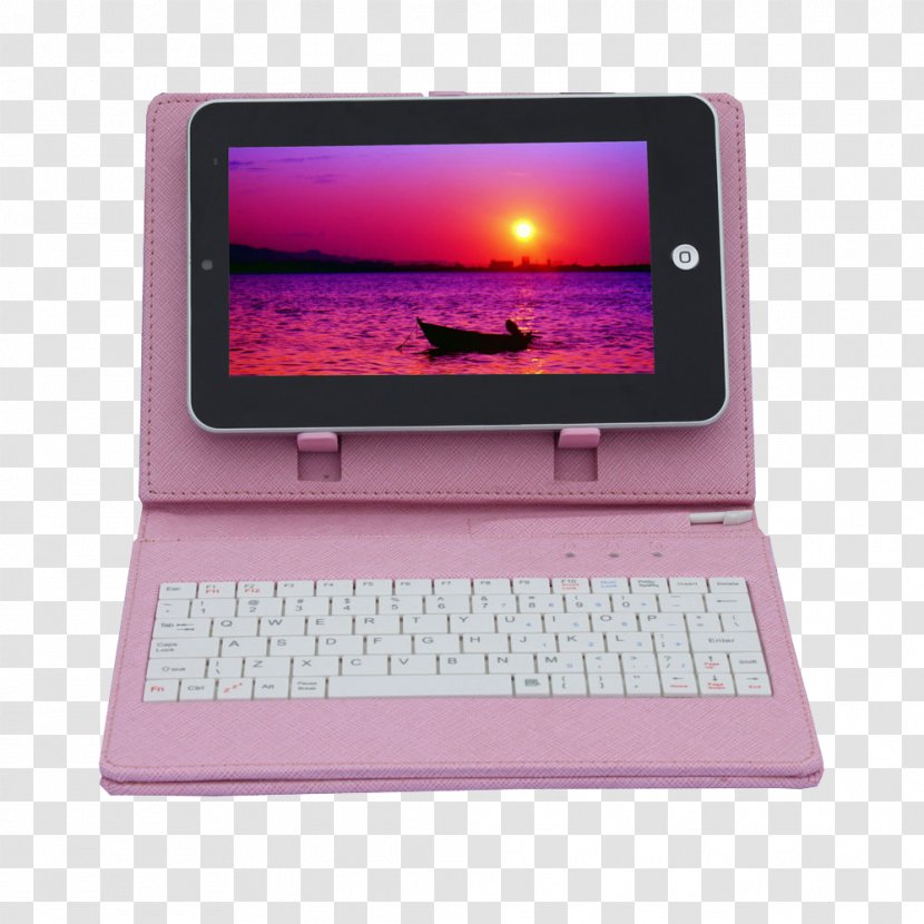 IPad 2 Computer Keyboard Laptop IPhone 8 Netbook - Pink Ipad Transparent PNG