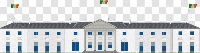 Áras An Uachtaráin Facade Building Art Roof - Social Transparent PNG