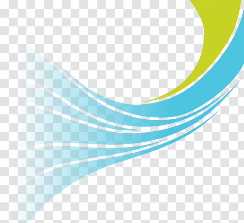 Graphic Design Logo - Aqua - Green Technology Line Transparent PNG