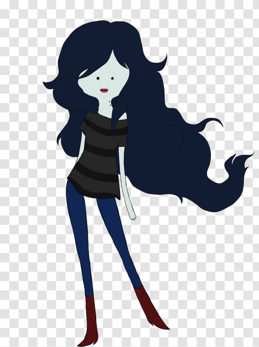 Marceline The Vampire Queen Drawing Art - Silhouette Transparent PNG