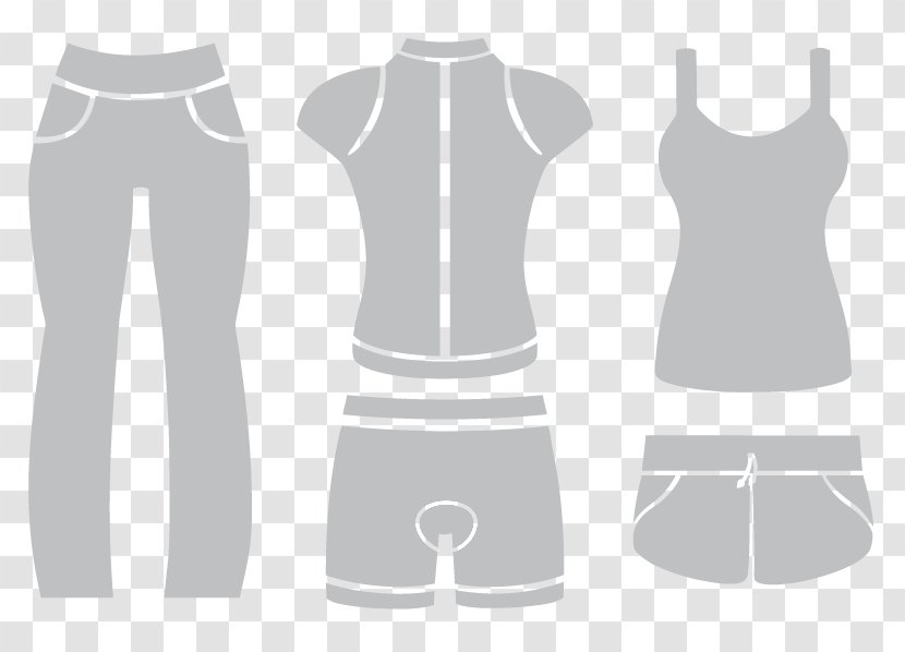 Sleeveless Shirt Sportswear Shorts - White - Design Transparent PNG