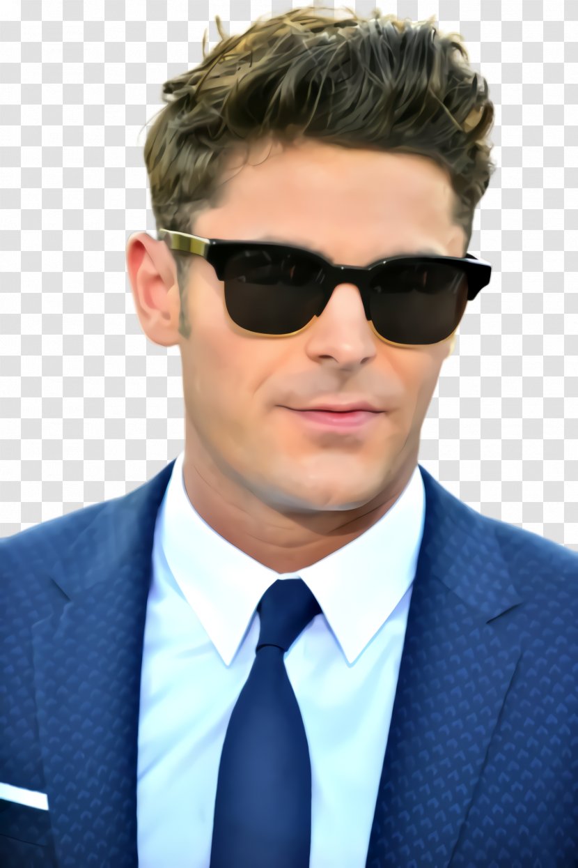 Sunglasses - Whitecollar Worker - Black Hair Actor Transparent PNG