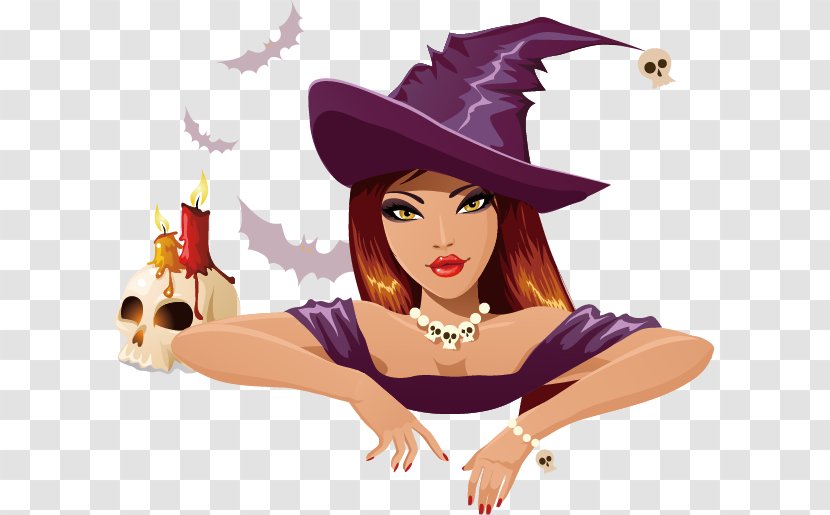 Halloween Stock Illustration Witchcraft - Flower - Witch Transparent PNG