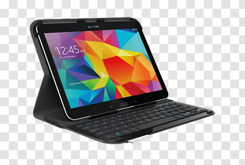 Samsung Galaxy Tab 4 10.1 Computer Keyboard Logitech Ultrathin Folio For (10.1) Bluetooth And Case IPad 2/3 - 101 - A Transparent PNG