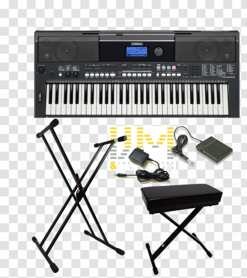 Digital Piano Musical Keyboard Electric Pianet Yamaha Corporation - Watercolor - Instruments Transparent PNG
