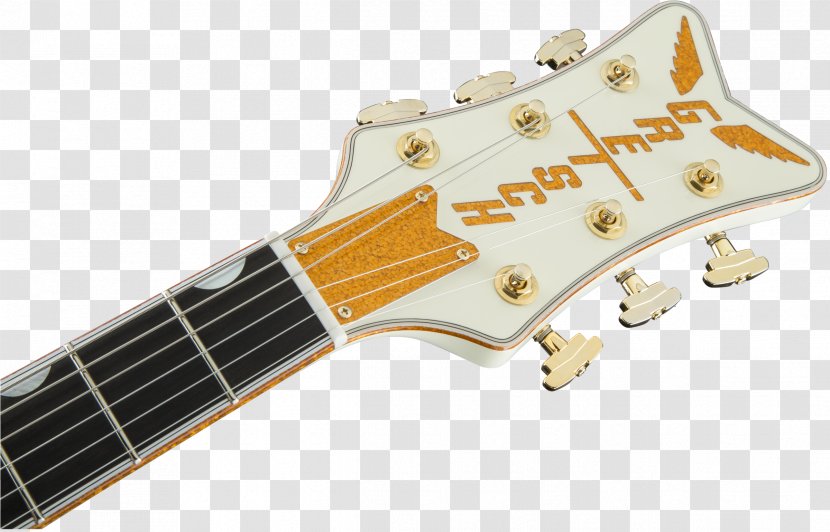 Bass Guitar Gretsch White Falcon Electric Fender Stratocaster 6136 - Watercolor Transparent PNG