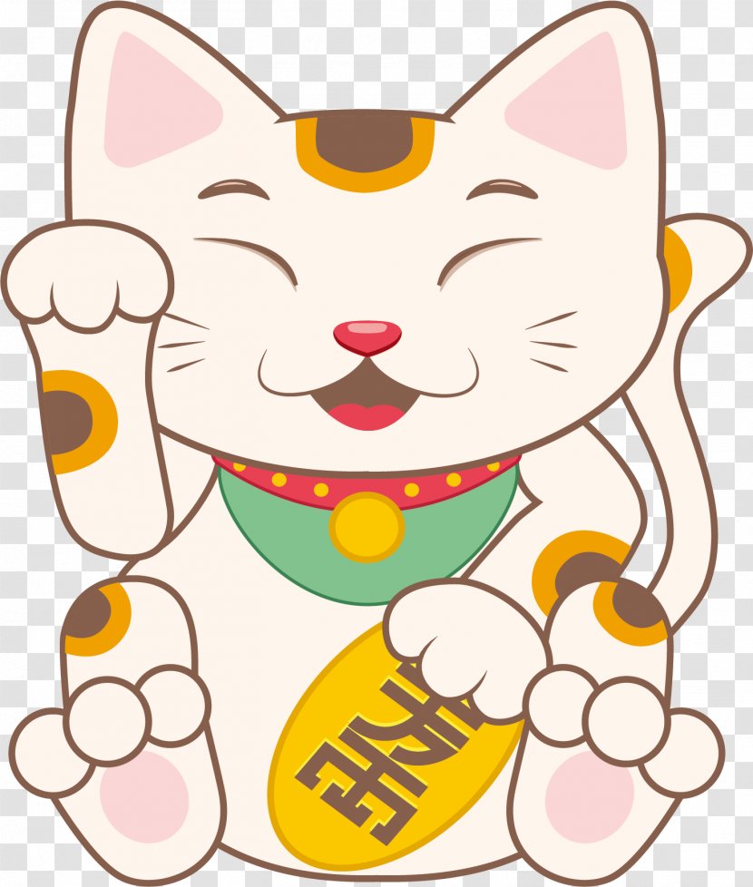 Cat Kitten Cartoon Maneki-neko - Pusheen - Lucky Transparent PNG