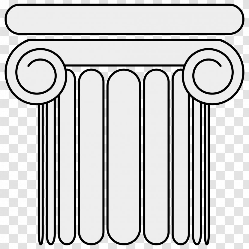 Ancient Greece Ionic Order Column Classical Capital - PILLAR Transparent PNG