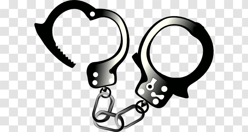 Handcuffs Police Clip Art - Arrest - Heart Cuffs Cliparts Transparent PNG