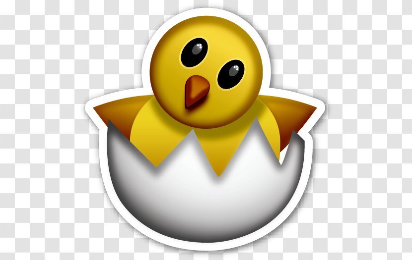 Emoji Sticker Chicken Kifaranga Emoticon - Iphone Transparent PNG