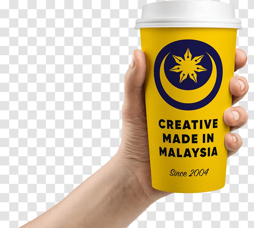 Mug Brand Cup Font - Yellow - Made In Malaysia Transparent PNG