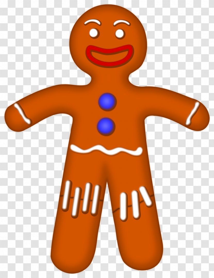 The Gingerbread Man House Clip Art - Biscuits Transparent PNG