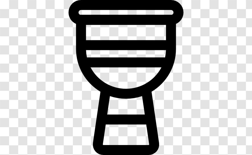 Logo Area Font - Black And White - Djembe Transparent PNG