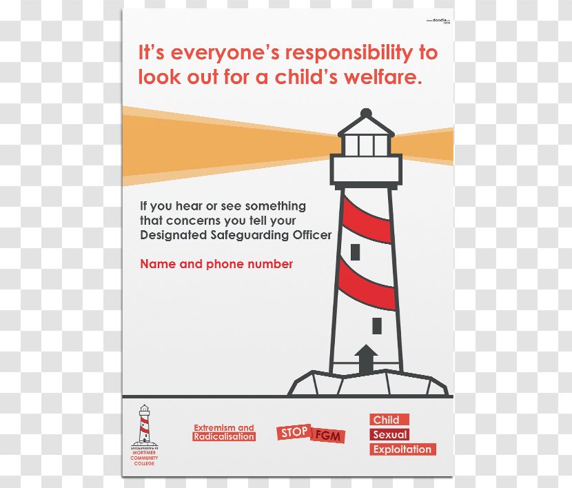 Poster Lighthouse - Safeguarding - Education Transparent PNG