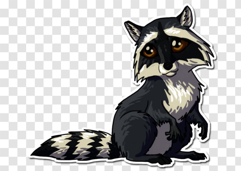 Whiskers Cat Raccoon Red Fox Illustration - Wildlife Transparent PNG