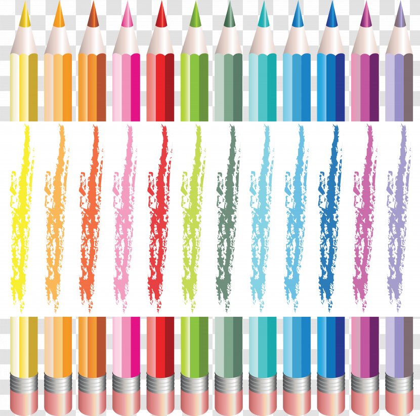 Colored Pencil Eraser Clip Art Transparent PNG