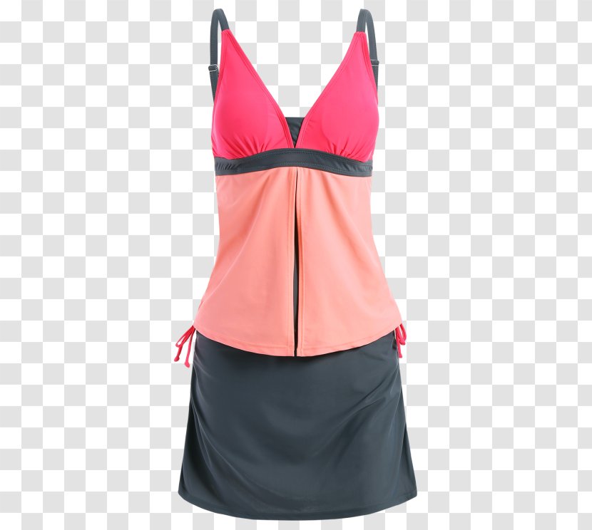 Tankini Swimsuit Dress Shirt Skort - Heart - Purple Bags Under Eyes Transparent PNG