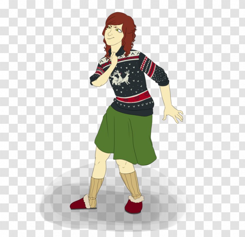 Animated Cartoon Illustration Costume Fiction - Frame - Ugly Sweater Transparent PNG