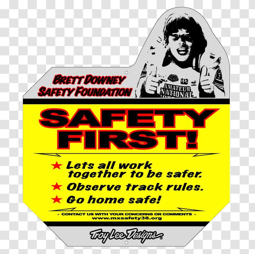 Brett Downey Safety Foundation Logo Monster Energy AMA Supercross An FIM World Championship Brand - Banner - Safety-first Transparent PNG
