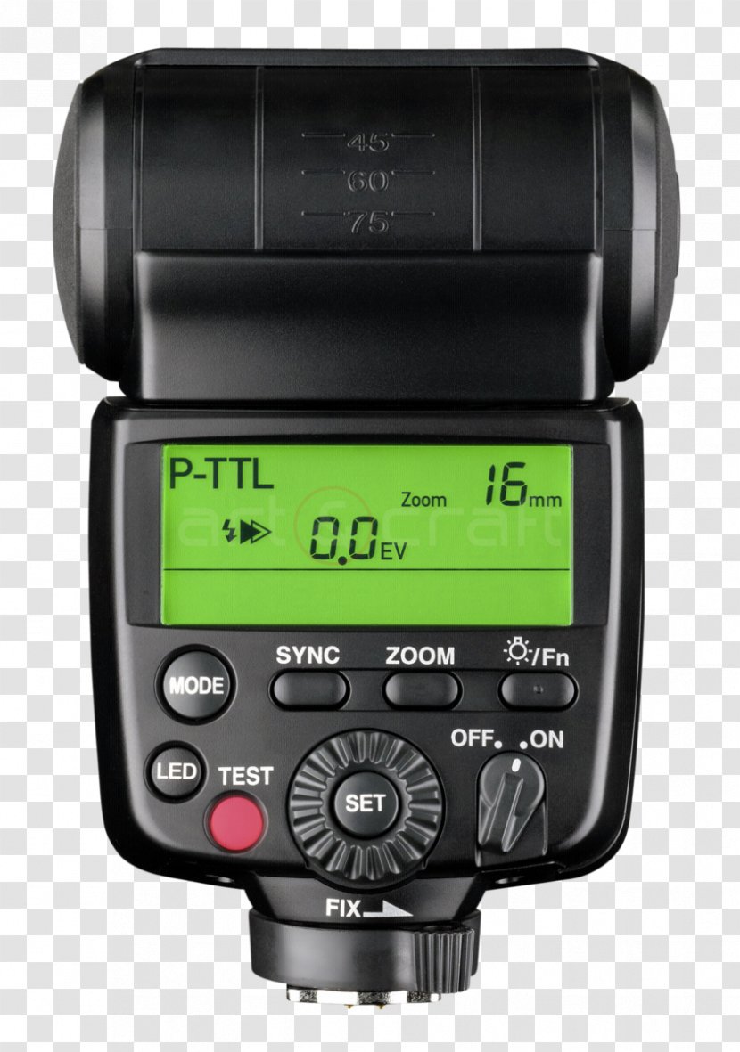Camera Flashes Pentax AF 360FGZ Photography Digital SLR - Measuring Instrument Transparent PNG
