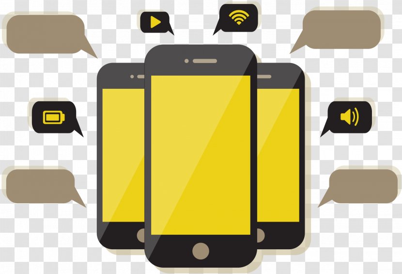 Illustration - Communication Device - Vector Phone Transparent PNG