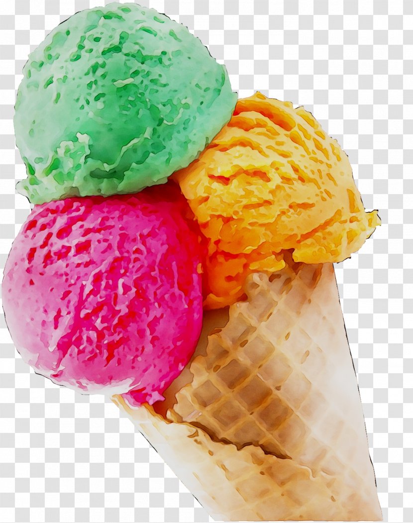 Ice Cream Cones Neapolitan Design Image - Sherbet Transparent PNG
