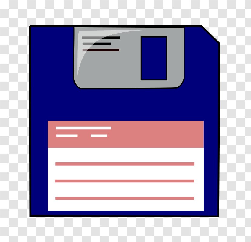Clip Art Floppy Disk Vector Graphics Storage - Number - Diskette Transparent PNG