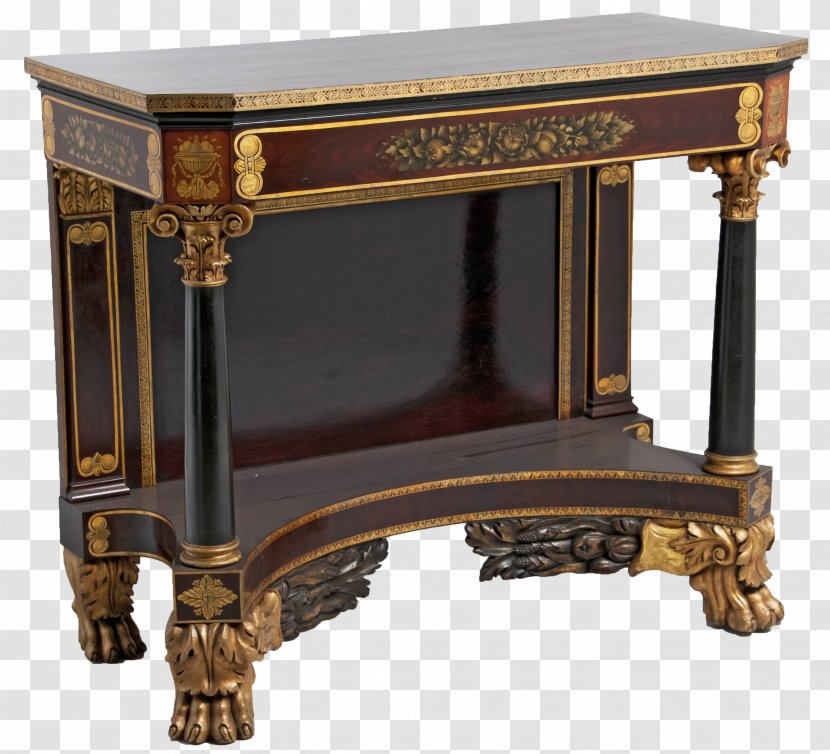 Antique Table Cabinet Of Curiosities Furniture Desk - 19th Century Transparent PNG