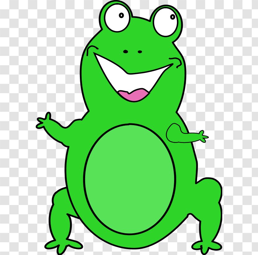 Frog Animation Clip Art - Drawing - Green Clipart Transparent PNG