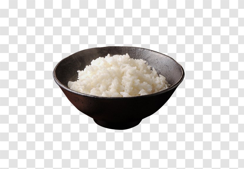 Cooked Rice Food White Bowl - Oryza Sativa Transparent PNG