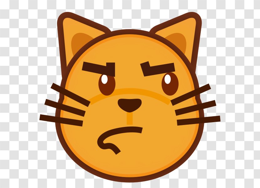 Cat Face With Tears Of Joy Emoji Clip Art Crying Emoticon - Sadness Transparent PNG
