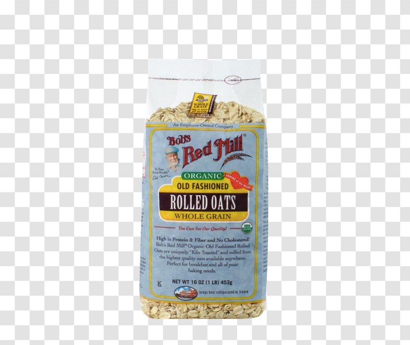 Breakfast Cereal Organic Food Bob's Red Mill Rolled Oats Whole Grain - Windmill Transparent PNG