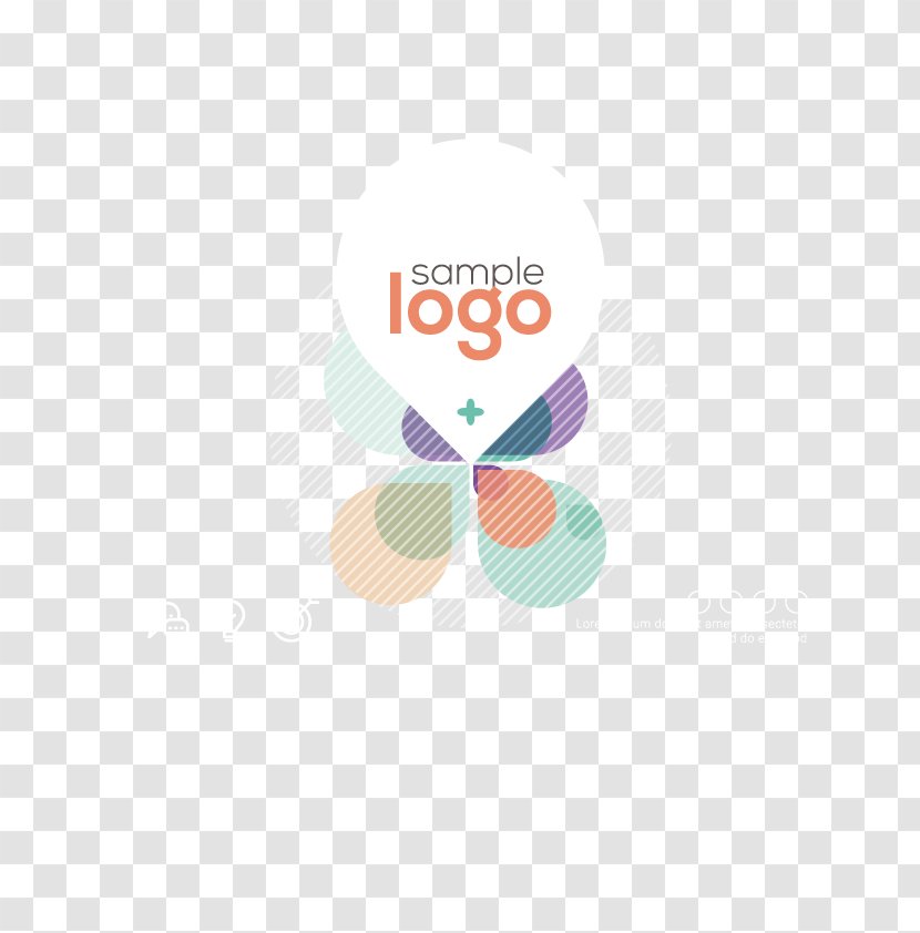 Paper Polka Dot Pink Font - Vector Company LOGO Transparent PNG