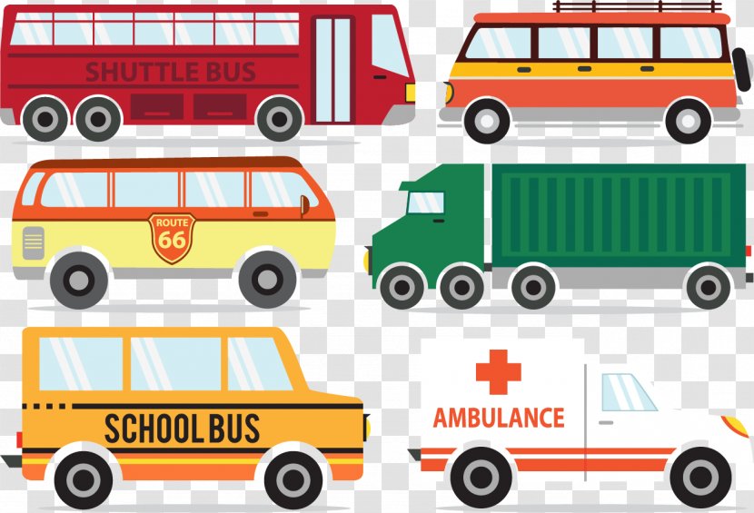 Car Transport Truck Icon - Play Vehicle - Vector Bus Ambulance Transparent PNG