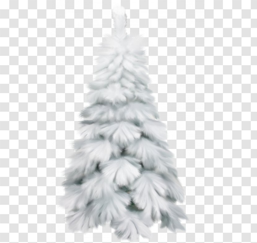Christmas Tree Decoration Winter - Spruce - Silver Transparent PNG