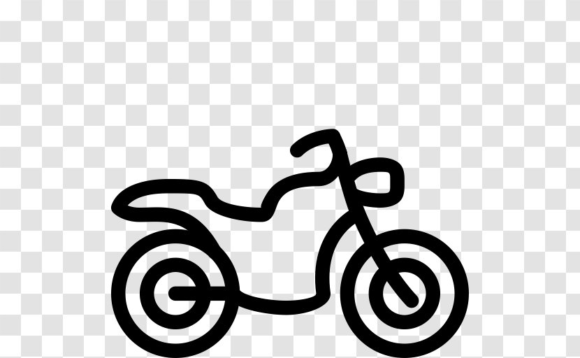 Motorcycle Drawing Bicycle Clip Art - Black And White - Engine Transparent PNG
