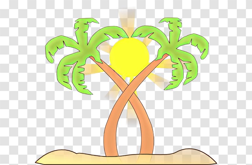Palm Tree Silhouette - Leaf - Arecales Symbol Transparent PNG