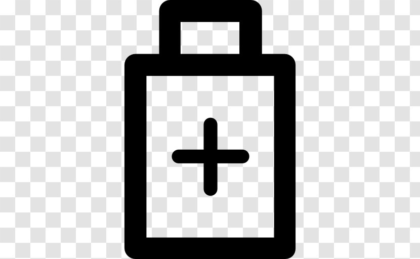 Rectangle Symbol Cross - Computer Hardware - Lithiumion Battery Transparent PNG