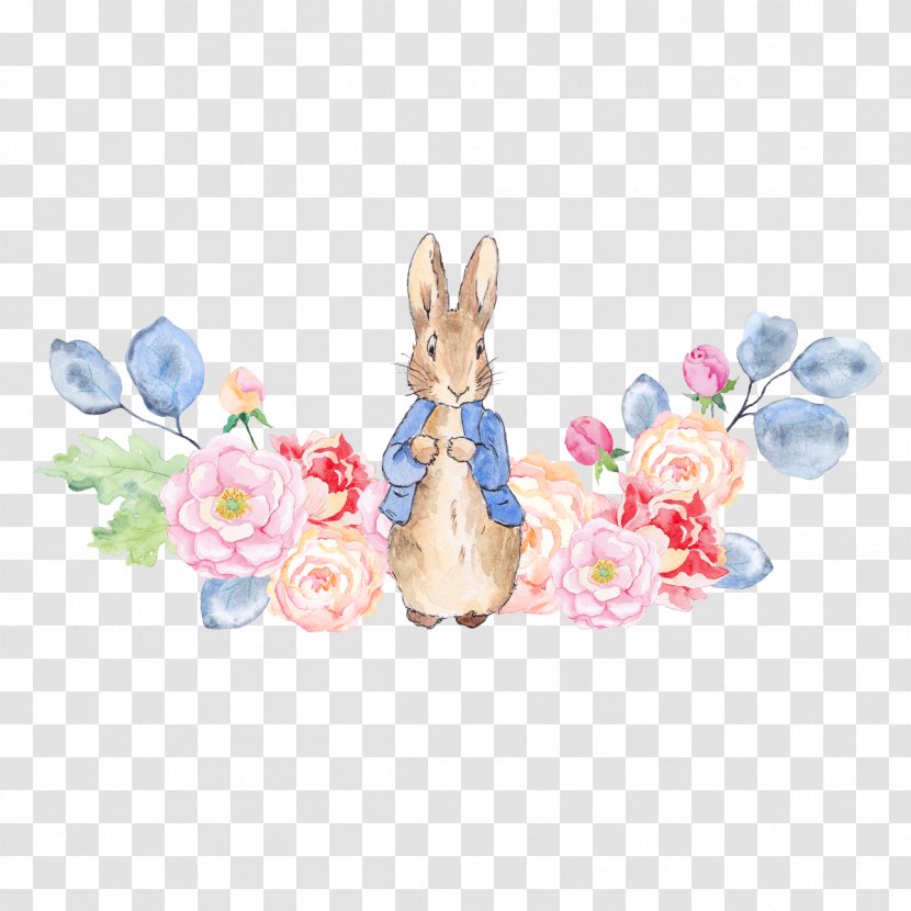 The Tale Of Peter Rabbit Watercolor: Flowers Watercolor Painting - Atelier Transparent PNG