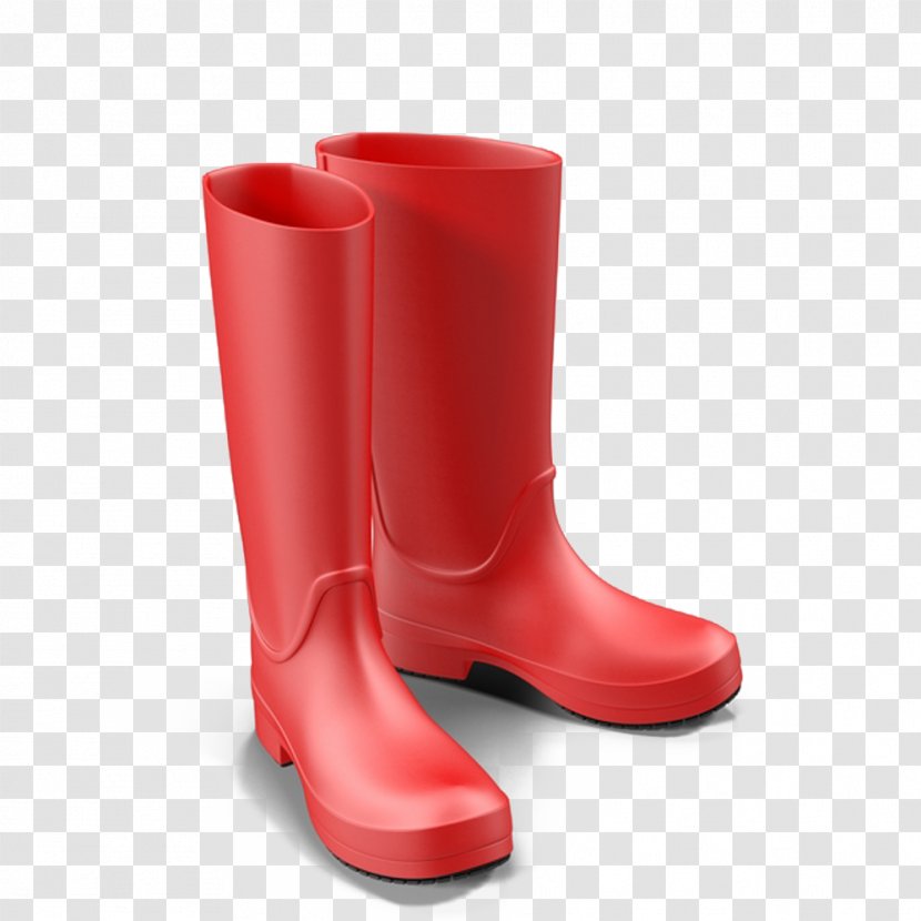 Red Wellington Boot Wallpaper - Shoe - Rain Boots Transparent PNG