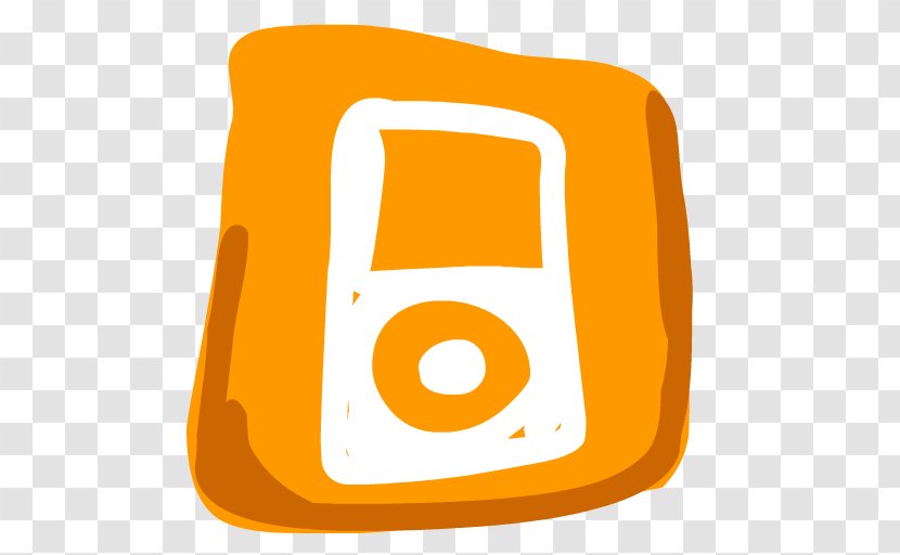 Icon Design IPod Clip Art - Orange - Ipod Free Download Vectors Transparent PNG
