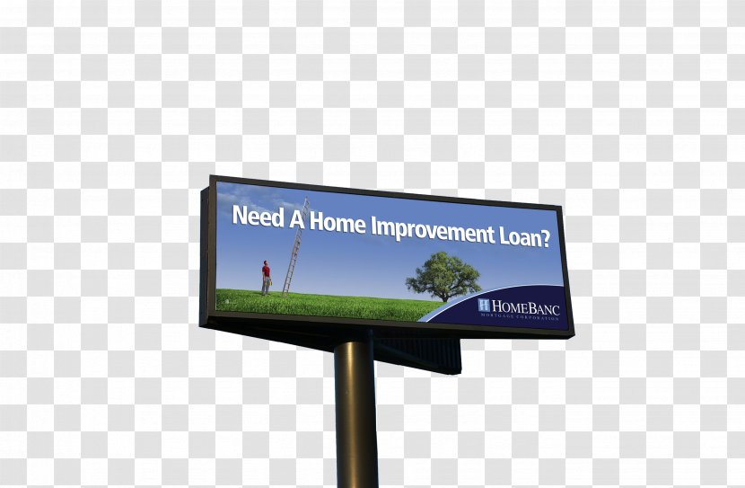 Computer Monitors Display Advertising Multimedia Billboard - Home Loan Transparent PNG