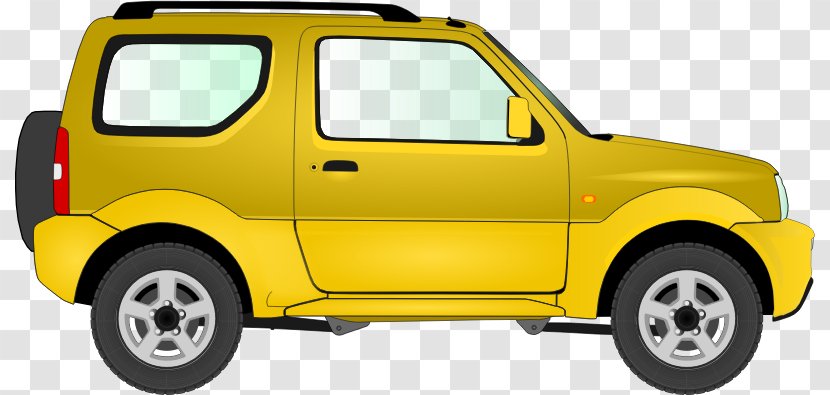 Sports Car Suzuki Sport Utility Vehicle Jeep - Yellow Transparent PNG