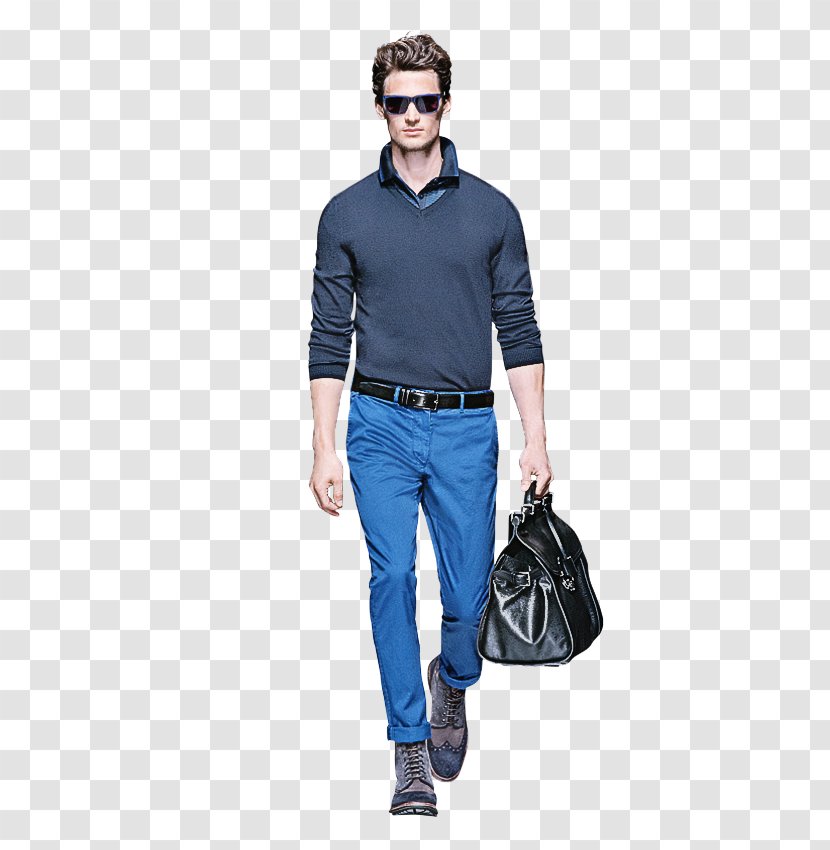 Clothing Blue Jeans Black Denim - Footwear Electric Transparent PNG