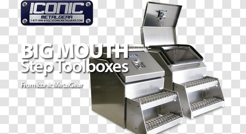 Machine Tool Boxes - Big Mouth - Metal Title Box Transparent PNG