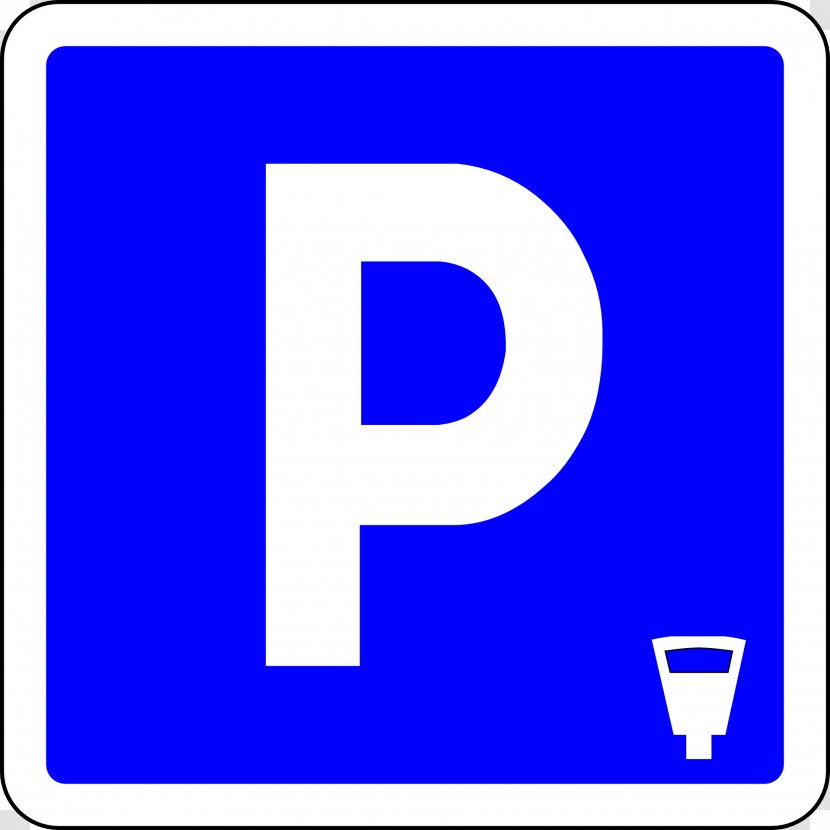France Car Park Parking Traffic Sign Road - Blue Transparent PNG